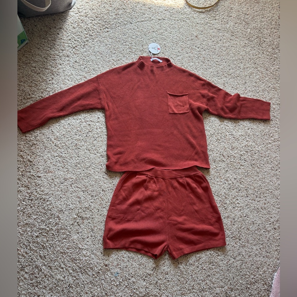 NWT Women's Cozy Matching Two Piece Set